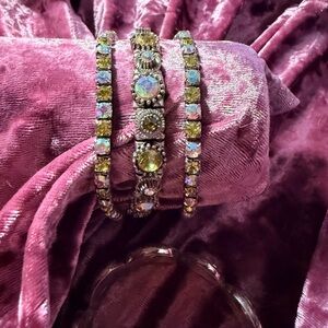 Elegant Silver Bracelet Set